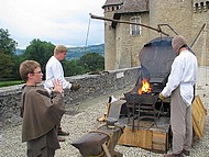 Le Chteau de Virieu, animation mdivale.