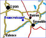 carte isre Beaucroissant