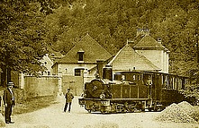 le tram  l'entre de Fourvoirie