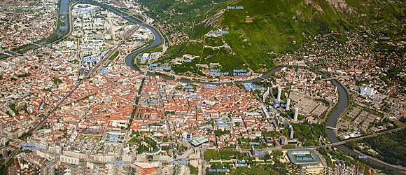 Situer les lieux emblmatiques de Grenoble !