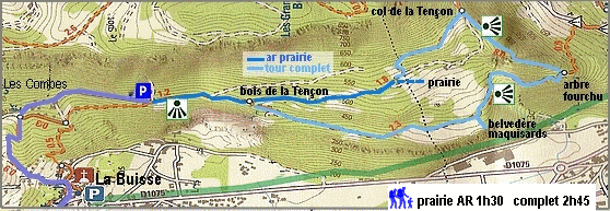 2 balades selon la dure ou la difficult.