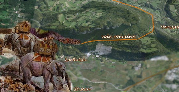un chemin troit bord de prcipices