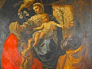 Longpra, chapelle, tableau Ste Famille