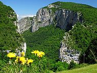Gorges du Nan, la faille