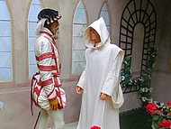 le marchal d'Estres remet le manuscrit.