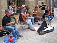 St Antoine l'Abbaye, groupe fte aux plantes