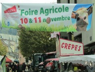 foire St Martin Voiron, espace agricole
