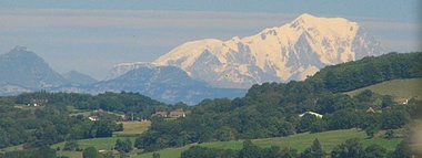 jusqu'au Mont Blanc