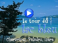 le tour du lac bleu, Charavines, Paladru. Diaporama.