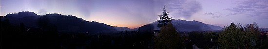 Valle de Grenoble depuis le Gite La Source