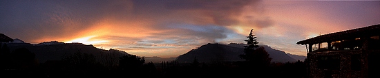 Valle de Grenoble depuis le Gite La Source