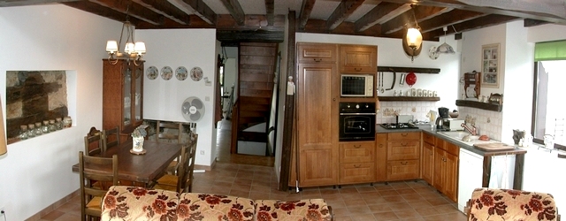 Gite La Source cuisine repas
