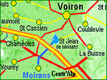  3kms du gte, ~4 minutes en voiture !
