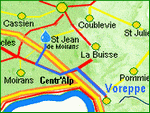  7 kms du gte, ~12 minutes en voiture !