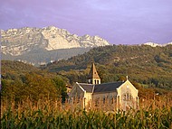 Coublevie: l'glise et la Grande Sure