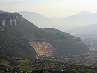 La Buisse : montagne de Ratz et carrire
