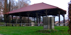 Moirans.Parc Martin. Le kiosque.