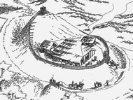 Charavines, motte castrale du Chtelard