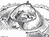 Charavines, motte castrale du Chtelard