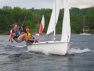 Paladru Charavines, le lac, voile