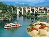 Royans: bateau  aube, ravioles... Pont en Royans: muse de l'eau.. Routes du Vercors