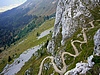 Col de Rousset. Les 18 lacets de la rampe mridionnale du Vercors. 