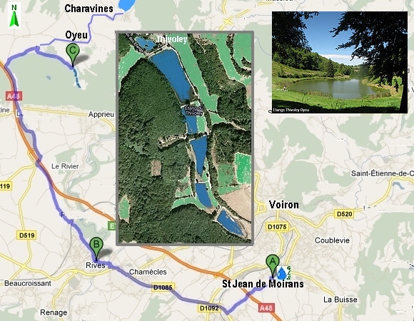 Oyeu, balade aux Etangs de Thivoley