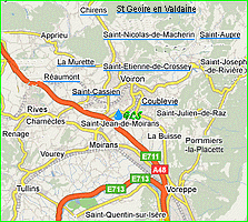 communes au nord de St Jean
