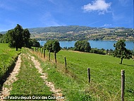 le lac depuis la Croix des Cochettes