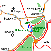 Voiron  4km du gte